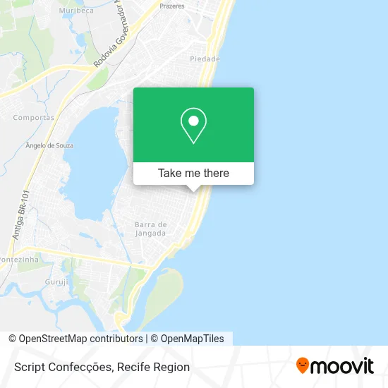 Script Confecções map