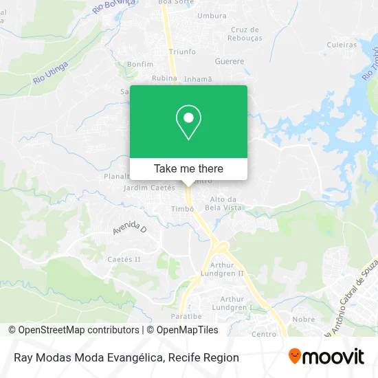 Ray Modas Moda Evangélica map