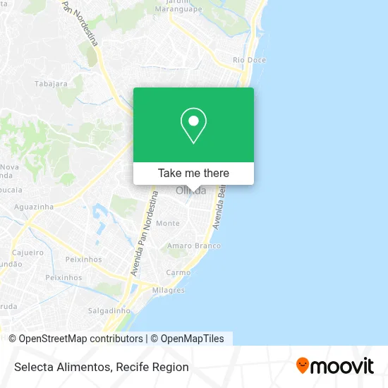 Selecta Alimentos map