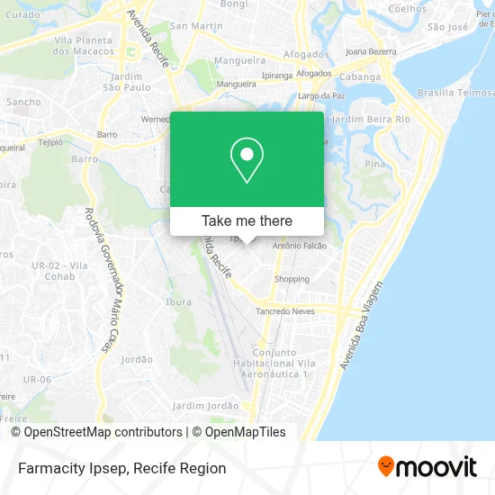 Farmacity Ipsep map