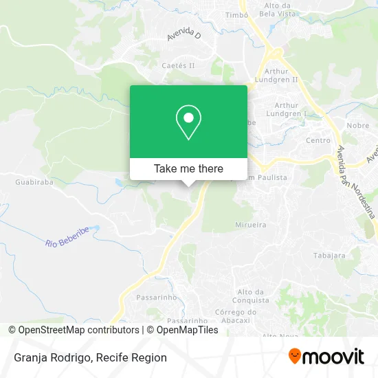 Granja Rodrigo map