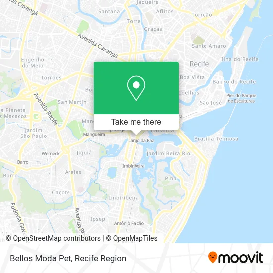 Bellos Moda Pet map