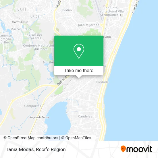 Tania Modas map