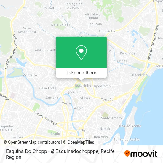 Esquina Do Chopp - @Esquinadochopppe map