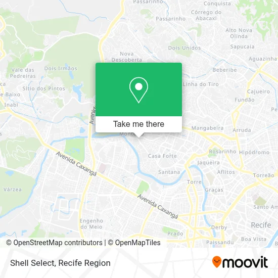 Shell Select map