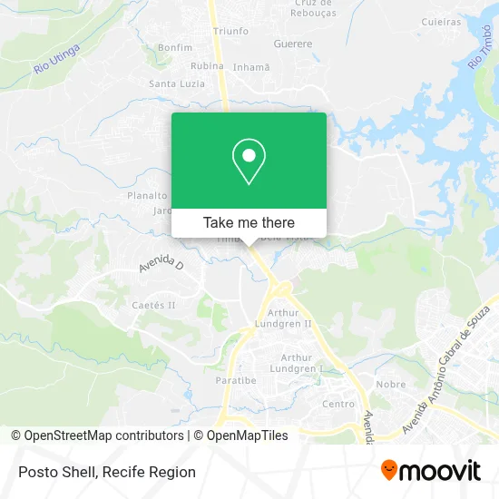Posto Shell map