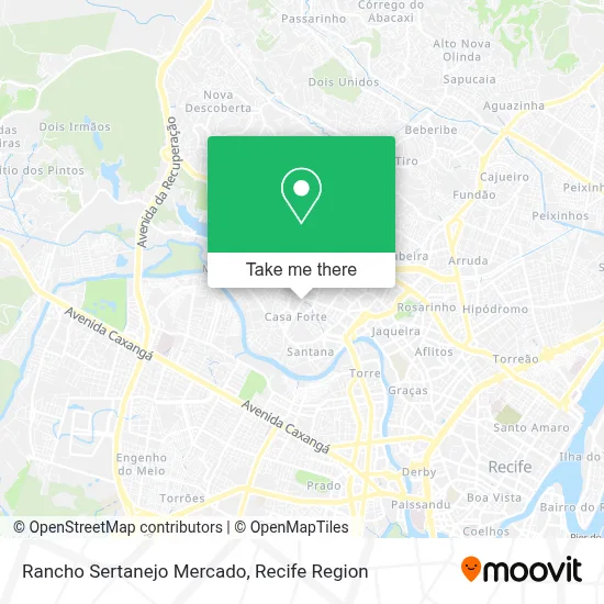 Rancho Sertanejo Mercado map