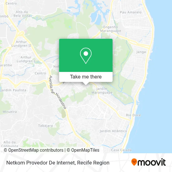 Netkom Provedor De Internet map