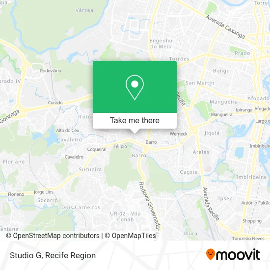 Studio G map