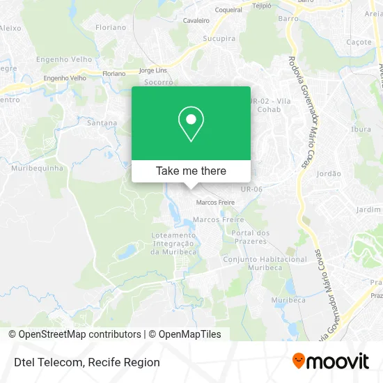 Dtel Telecom map