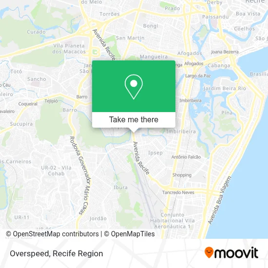 Overspeed map