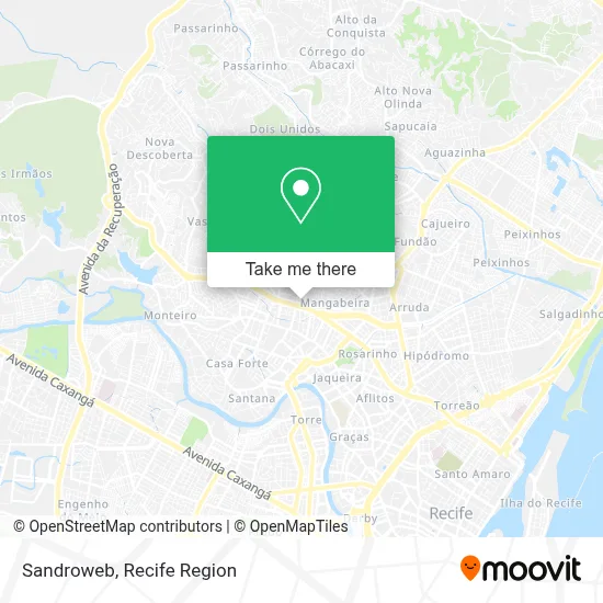 Sandroweb map