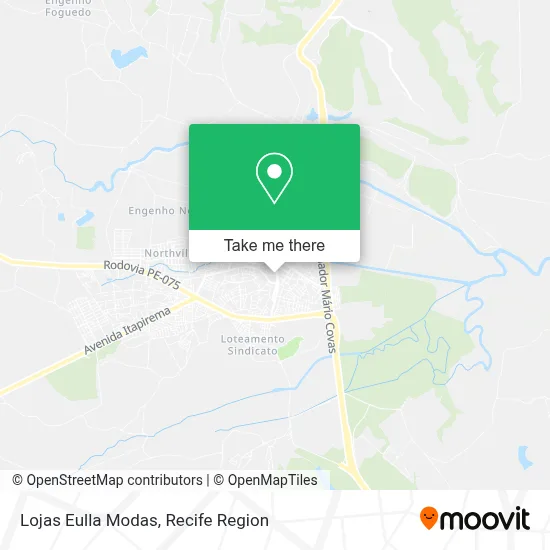 Lojas Eulla Modas map
