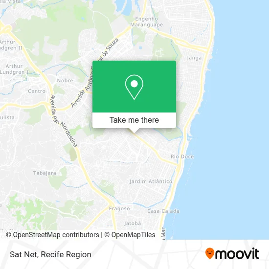 Sat Net map