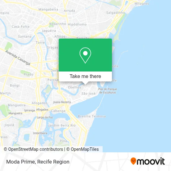 Moda Prime map
