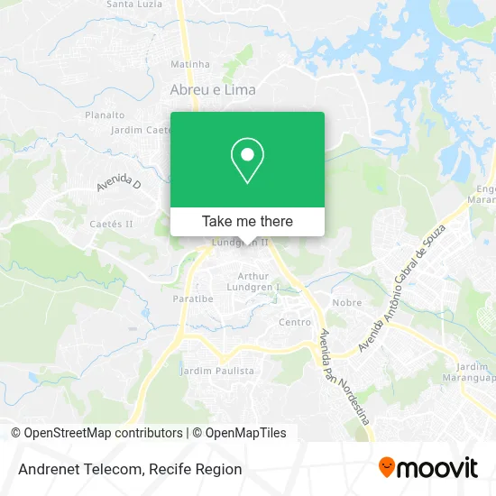 Andrenet Telecom map