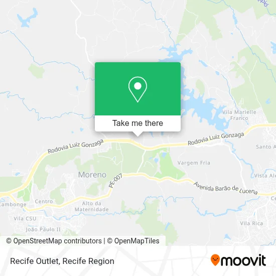 Recife Outlet map