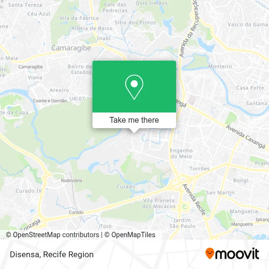 Disensa map