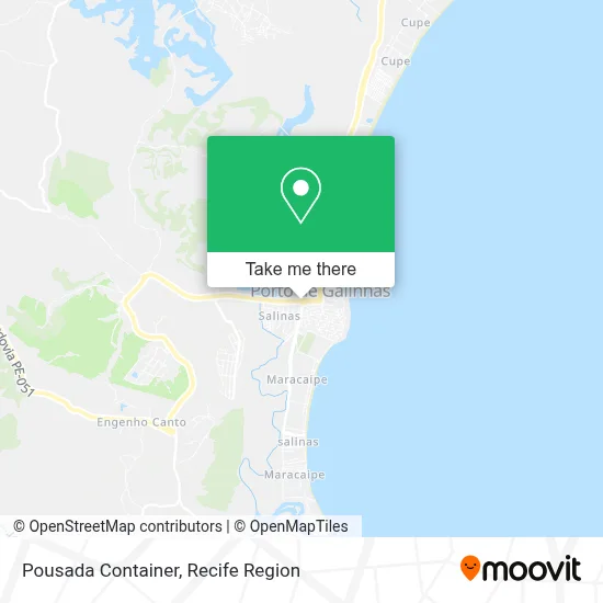 Pousada Container map