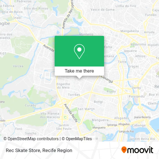 Rec Skate Store map