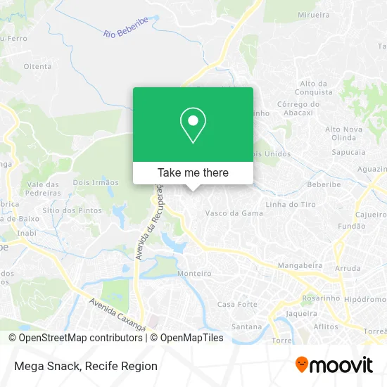 Mega Snack map