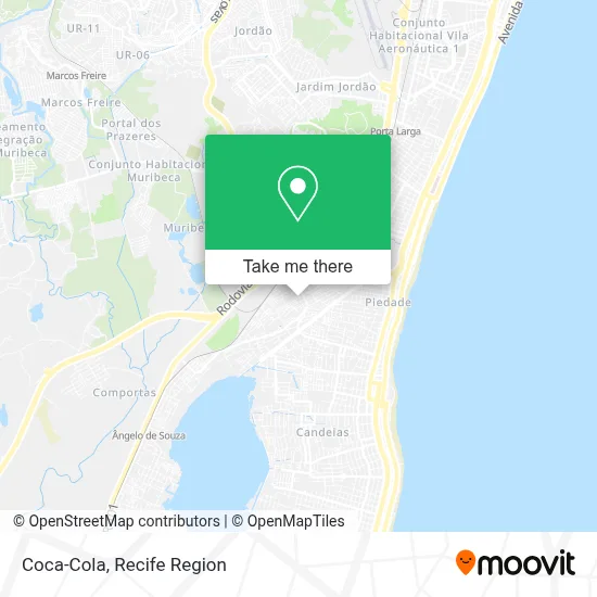 Coca-Cola map