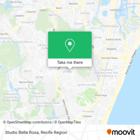 Studio Bella Rosa map