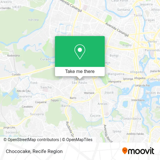 Chococake map