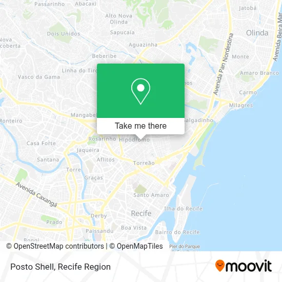 Posto Shell map