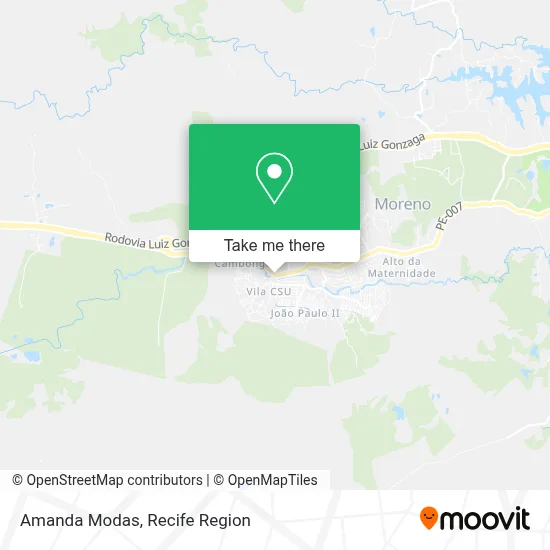 Amanda Modas map