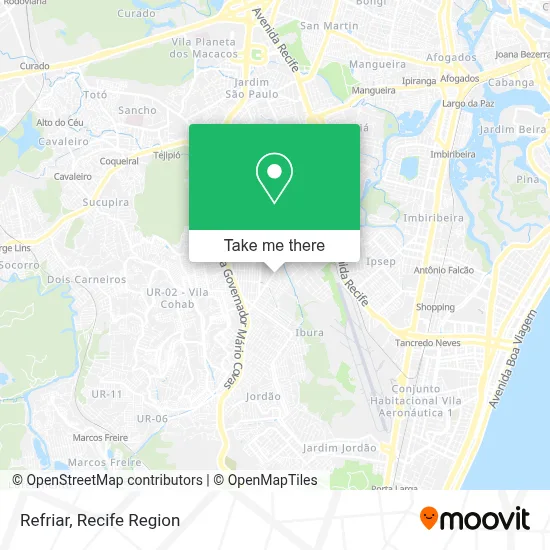 Refriar map