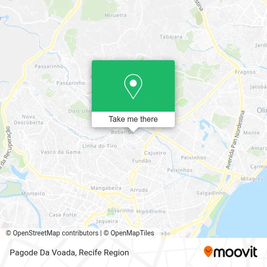 Pagode Da Voada map