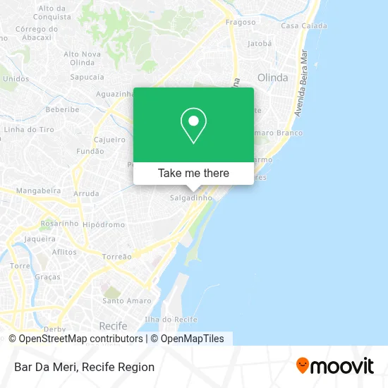 Bar Da Meri map