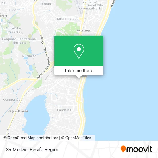 Sa Modas map
