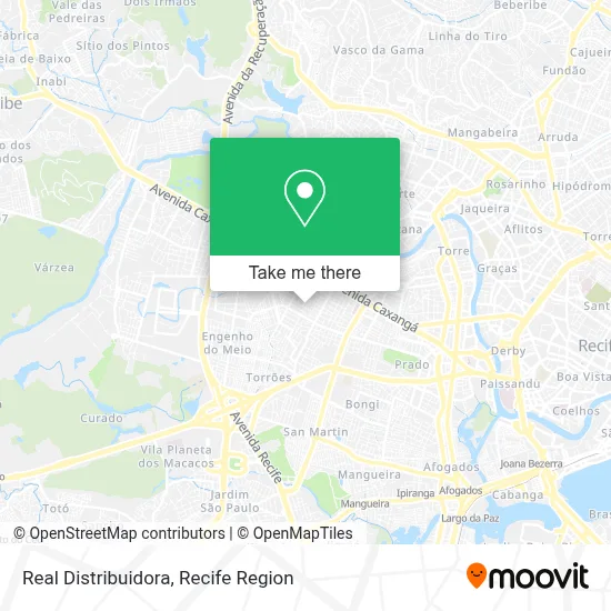 Real Distribuidora map