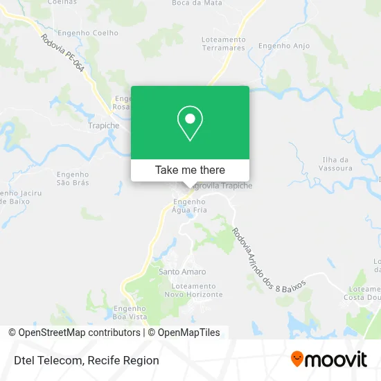 Dtel Telecom map