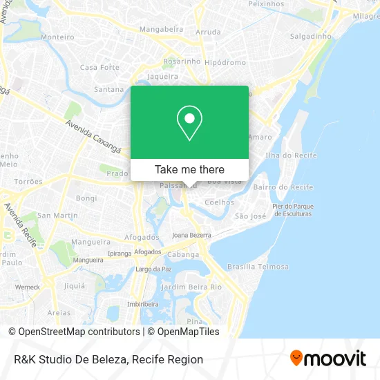 R&K Studio De Beleza map