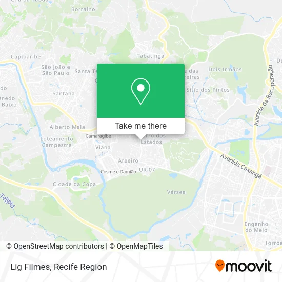 Lig Filmes map