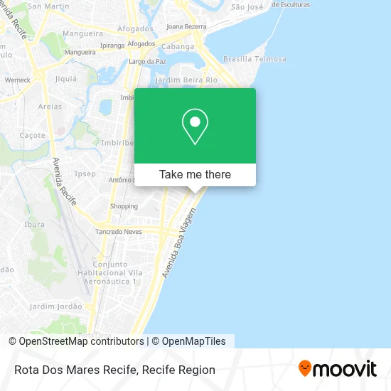 Rota Dos Mares Recife map