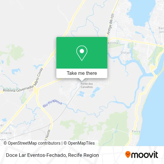 Doce Lar Eventos-Fechado map