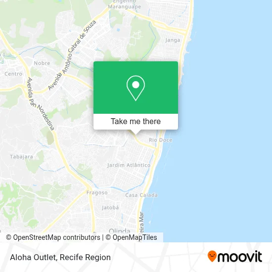 Aloha Outlet map