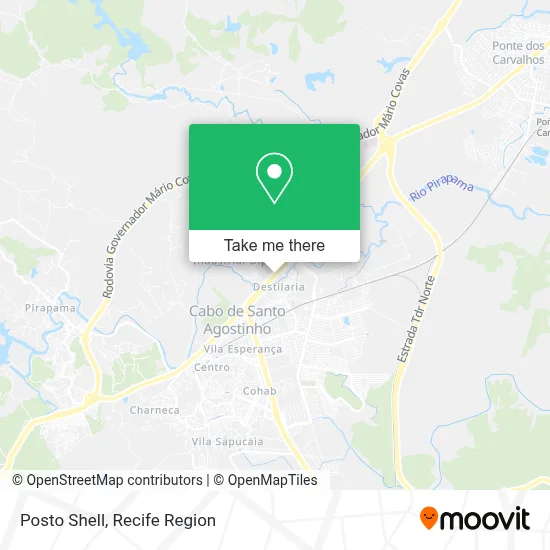 Posto Shell map