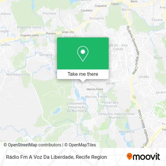 Rádio Fm A Voz Da Liberdade map