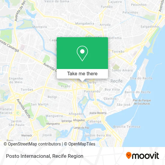 Posto Internacional map