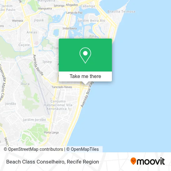 Beach Class Conselheiro map