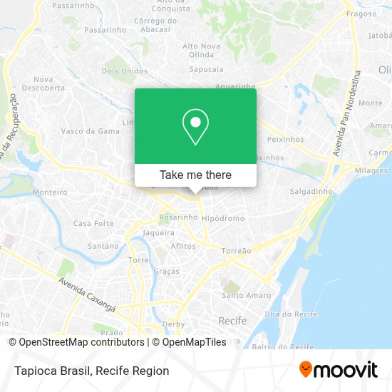 Tapioca Brasil map