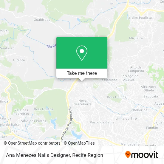 Ana Menezes Nails Designer map