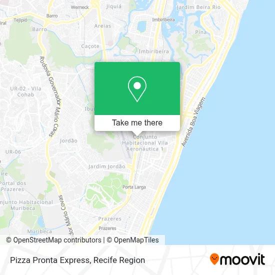 Pizza Pronta Express map