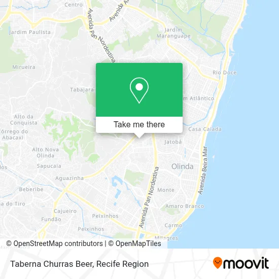 Taberna Churras Beer map