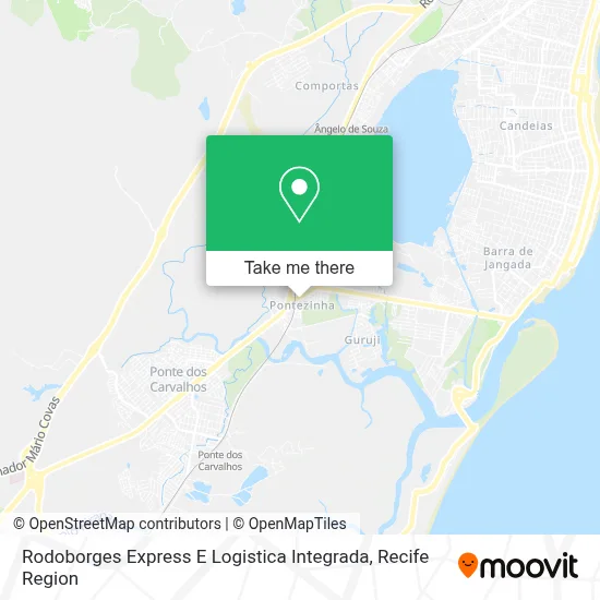 Rodoborges Express E Logistica Integrada map